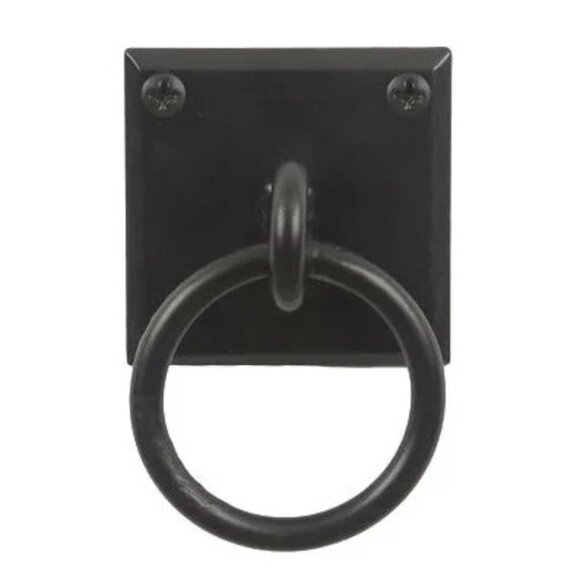Lynn Cove Foundry Plate Mount Ring Pull Stainless Steel Black NEW - Picture 1 of 8